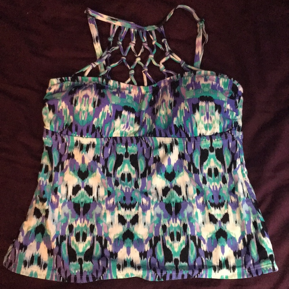 Catalina Blue Swim Top